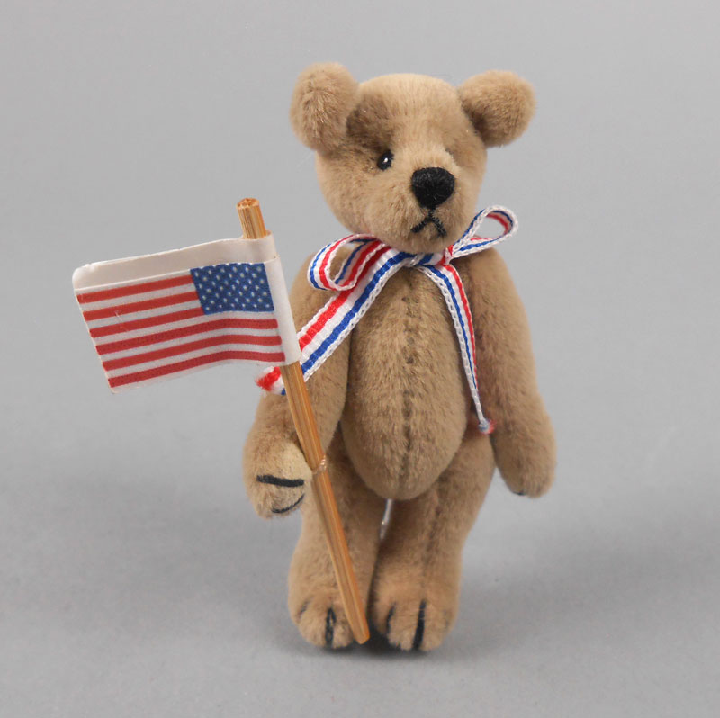 Flag Bear Pin